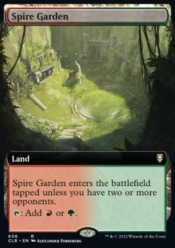 MTG - Commander Legends: Battle for Baldur's Gate - 606 : Spire Garden (Borderless) (7967828050167)