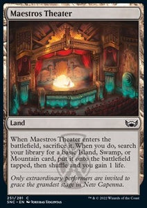 MTG - Streets of New Capenna - 251/281 : Maestros Theater (Non Foil) (9519102034167)