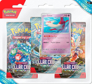 Pokemon - 3 Pack Blister: (Latias) - Scarlet & Violet Stellar Crown (8373745123575)