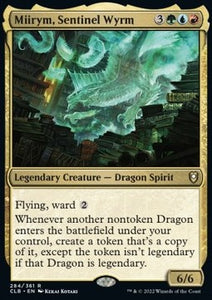 MTG - Commander Legends: Battle for Baldur's Gate - 284/361 : Miirym, Sentinel Wyrm (Non Foil) (8267236737271)