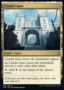 MTG - Commander Legends: Battle for Baldur's Gate - 349/361 : Citadel Gate (Non Foil) (8289288519927)