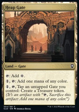 MTG - Commander Legends: Battle for Baldur's Gate - 354/361 : Heap Gate (Non Foil) (8289288028407)