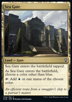 MTG - Commander Legends: Battle for Baldur's Gate - 359/361 : Sea Gate (Non Foil) (8071602569463)