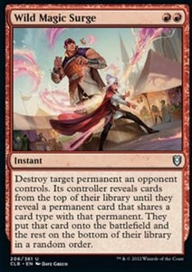 MTG - Commander Legends: Battle for Baldur's Gate - 206/361 : Wild Magic Surge (Non Foil) (8371049529591)