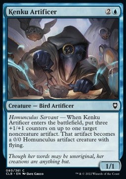 MTG - Commander Legends: Battle for Baldur's Gate - 080/361 : Kenku Artificer (Foil) (8371046744311)