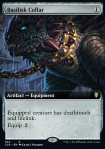 MTG - Commander Legends: Battle for Baldur's Gate - 595 : Basilisk Collar (Borderless) (Foil) (8002270003447)