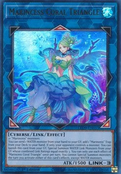 YGO - Legendary Duelists: Duels From the Deep - LED9-EN033 : Marincess Coral Triangle (Ultra Rare) - 1st Edition (8079837921527)