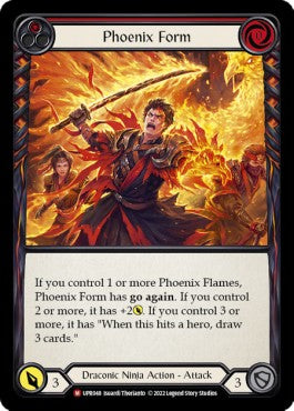 Flesh & Blood - Uprising - UPR048 : Phoenix Form (Non Holo) (Red) (8265229238519)