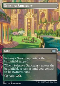 Double Masters 2022 - 411 : Selesnya Sanctuary (Borderless) (Foil) (14894524694909)