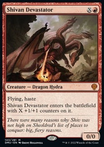 MTG - Dominaria United - 143/281 : Shivan Devastator (Foil) (8052201455863)