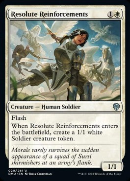 MTG - Dominaria United - 029/281 : Resolute Reinforcements (Non Foil) (9506538094839)