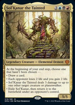 MTG - Dominaria United - 219/281 : Sol'Kanar the Tainted (Non Foil) (9506537439479)