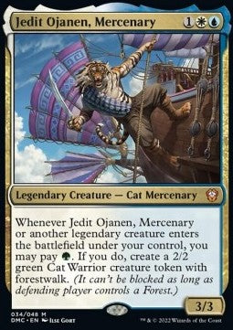 MTG - Dominaria United - Commander - 034/048 : Jedit Ojanen, Mercenary (Non Foil) (9506534850807)