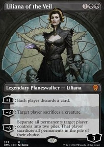 MTG - Dominaria United - Commander - 0373 : Liliana of the Veil (Non Foil) (Borderless) (8052196802807)