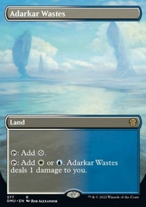 MTG - Dominaria United - 0377 : Adarkar Wastes (Foil) (Borderless) (8052204732663)