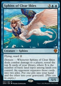 MTG - Dominaria United - 067/281 : Sphinx of Clear Skies (Non Foil) (9506540716279)