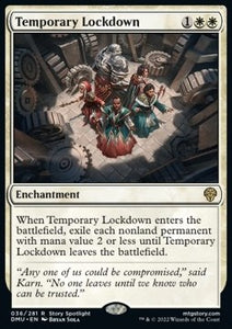 MTG - Dominaria United - 036/281 : Temporary Lockdown (Foil) (8052207517943)