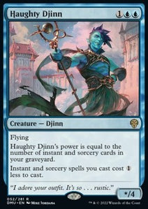 MTG - Dominaria United - 052/281 : Haughty Djinn (Foil) (8107135566071)