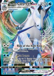 SWORD AND SHIELD, Chilling Reign - 046/163 : Ice Rider Calyrex VMAX (Full Art) (Stamped) (8349892739319)