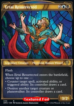 MTG - Dominaria United - 339 : Ertai Resurrected (Textured Foil) (Showcase) (9506537210103)