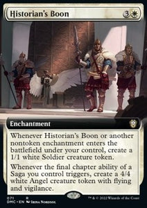 MTG - Dominaria United - Commander - 071 : Historian's Boon (Foil) (Borderless) (8052217577719)