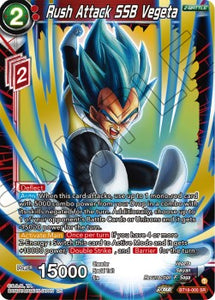 Dragon Ball Super - Dawn of the z-Legends - BT18-005 : Rush Attack SSB Vegeta (Super Rare) (7967746523383)