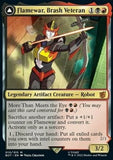 MTG - Universes Beyond: Transformers - 010 : Flamewar, Brash Veteran // Flamewar, Streetwise Operative (Non Foil) (9506149564663)