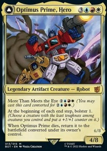 MTG - Universes Beyond: Transformers - 013 : Optimus Prime, Hero // Optimus Prime, Autobot Leader (Non Foil) (9506149990647)