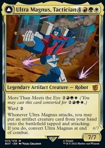 MTG - Universes Beyond: Transformers - 015 : Ultra Magnus, Tactician // Ultra Magnus, Armored Carrier (Non Foil) (9506147107063)