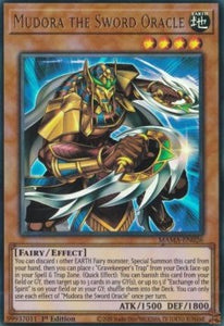 YGO - Magnificent Mavens - MAMA-EN026 : Mudora the Sword Oracle (Ultra Rare) - 1st Edition (8079719104759)