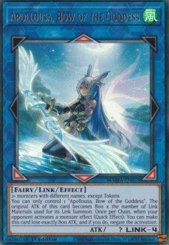 YGO - Magnificent Mavens - MAMA-EN075 : Apollousa, Bow of the Goddess (Ultra Rare) - 1st Edition (7967874515191)