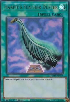 YGO - Magnificent Mavens - MAMA-EN076 : Harpie's Feather Duster (Ultra Rare) - 1st Edition (8079728279799)