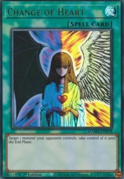 YGO - Magnificent Mavens - MAMA-EN078 : Change of Heart (Ultra Rare) - 1st Edition (8079747383543)