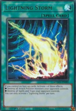 YGO - Magnificent Mavens - MAMA-EN089 : Lightning Storm (Ultra Rare) - 1st Edition (7967874711799)