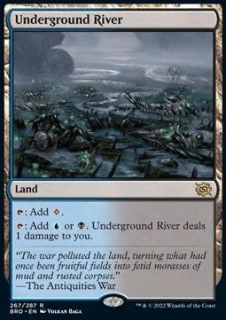 MTG - The Brothers' War - 267/287 : Underground River (Non Foil) (9506143764727)