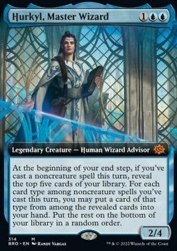 MTG - Commander: The Brothers' War - 314 : Hurkyl, Master Wizard (Borderless) (Non Foil) (9506551660791)