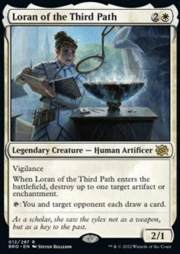 MTG - The Brothers' War - 012/287 : Loran of the Third Path (Non Foil) (8371592954103)