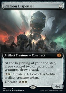 MTG - The Brothers' War - 0310 : Platoon Dispenser (Borderless) (Non Foil) (8071742882039)