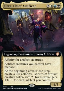 MTG - Commander: The Brothers' War - 049 : Urza, Chief Artificer (Borderless) (Non Foil) (9506552217847)