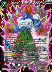 Dragon Ball Super - Fighter's Ambition - BT19-019 : Android 13, Total Annihilator (Super Rare) (8114656837879)