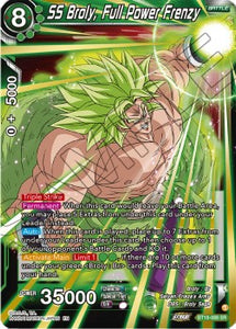 Dragon Ball Super - Fighter's Ambition - BT19-088 : SS Broly, Full Power Frenzy (Super Rare) (8114661654775)