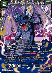 Dragon Ball Super - Fighter's Ambition - BT19-140 : Black Smoke Dragon, Accumulated Negativity (Super Rare) (8114707136759)