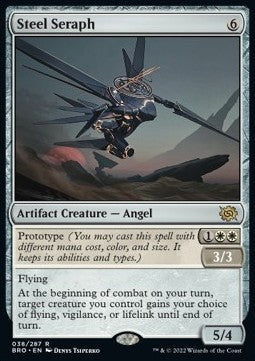 MTG - The Brothers' War - 038/287 : Steel Seraph (Non Foil) (9506144878839)