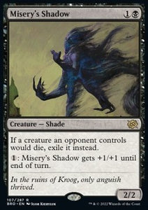 MTG - The Brothers' War - 107/287 : Misery's Shadow (Non Foil) (8371591545079)