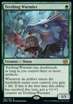 MTG - The Brothers' War - 192/287 : Teething Wurmlet (Non Foil) (8407428792567)