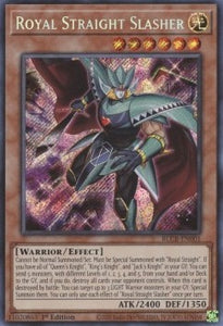 YGO - Battles of Legend: Crystal Revenge - BLCR-EN001 : Royal Straight Slasher (Secret Rare) (1st Edition) (8079672869111)