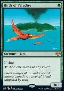 MTG - Dominaria Remastered - 151/261 : Birds of Paradise (Non Foil) (7967826673911)