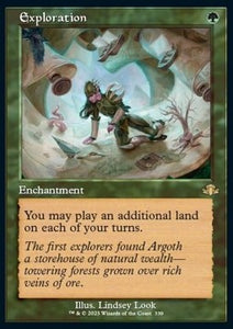 MTG - Dominaria Remastered - 339 : Exploration (Non Foil) (Retro Frame) (8105141862647)