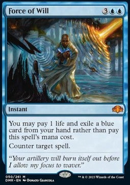 MTG - Dominaria Remastered - 050/261 : Force of Will (Foil) (8105157984503)