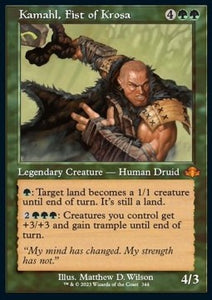 MTG - Dominaria Remastered - 344 : Kamahl, Fist of Krosa (Non Foil) (Showcase) (9506201272567)